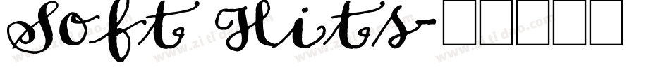 Soft Hits字体转换